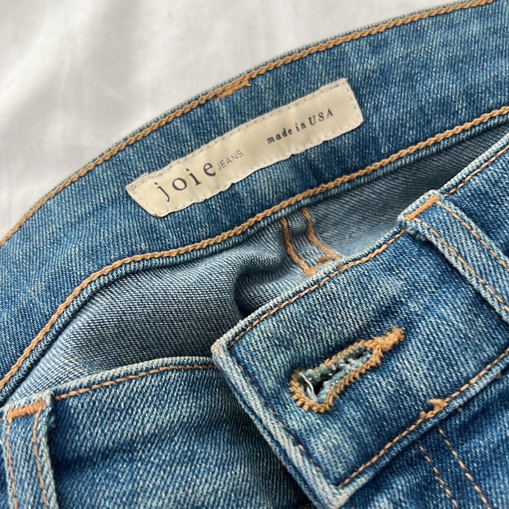 Joie skinny jeans - light wash, size 24, worn only twice!